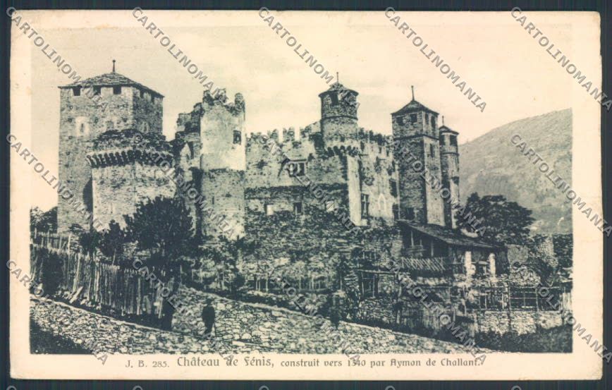 Aosta Fenis ABRASA cartolina MQ4376 – fronte