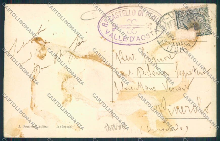 Aosta Fenis ABRASA cartolina MQ4376 – retro