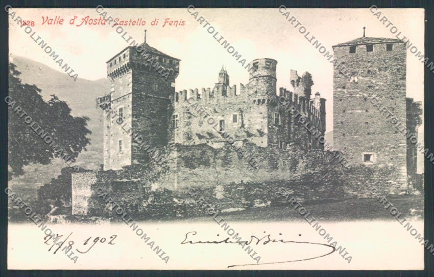 Aosta Fenis cartolina MQ4377 – fronte