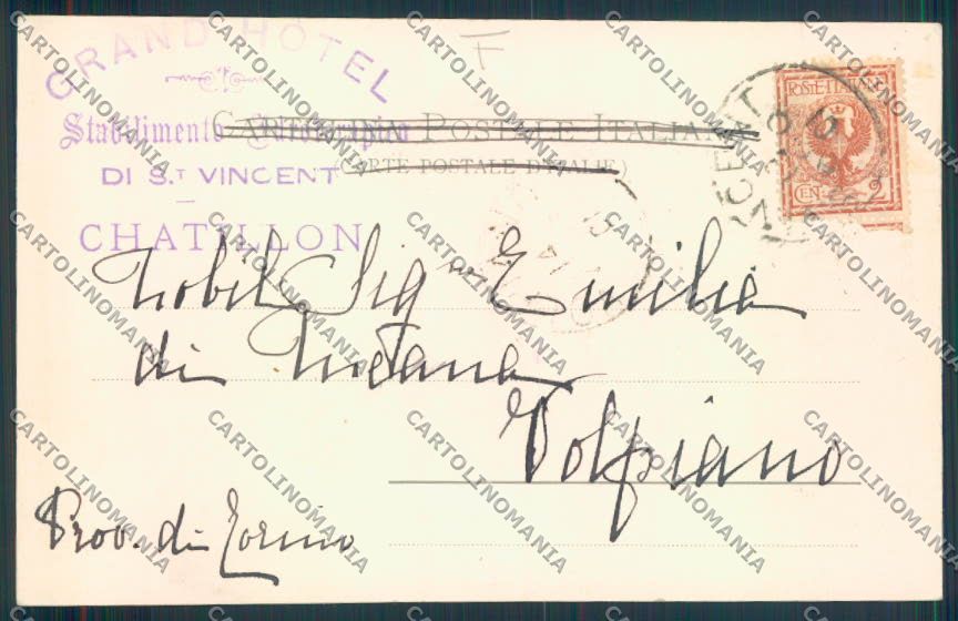 Aosta Fenis cartolina MQ4379 – retro