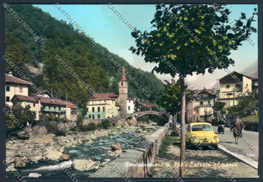 Aosta Fontainemore foto FG cartolina MQ4382 – fronte