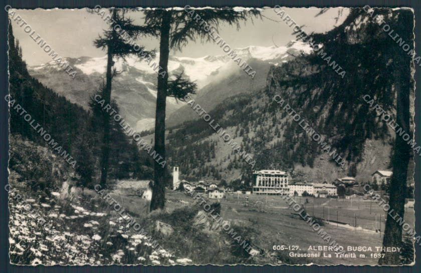 Aosta Gressoney La Trinité foto cartolina MQ4401 – fronte