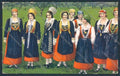 Aosta Gressoney Saint Jean Costumi cartolina MQ4435 – fronte
