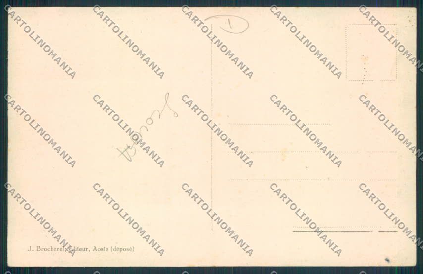 Aosta Issogne SCOLLATA cartolina MQ4485 – retro
