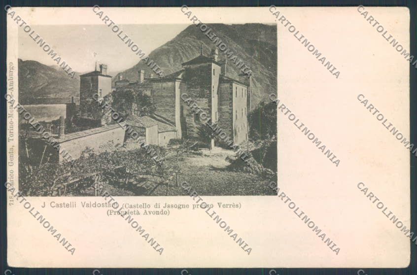 Aosta Issogne cartolina MQ4488 – fronte