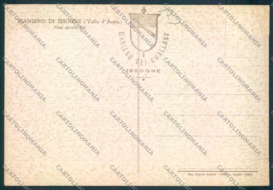 Aosta Issogne FG cartolina MQ4495 – retro