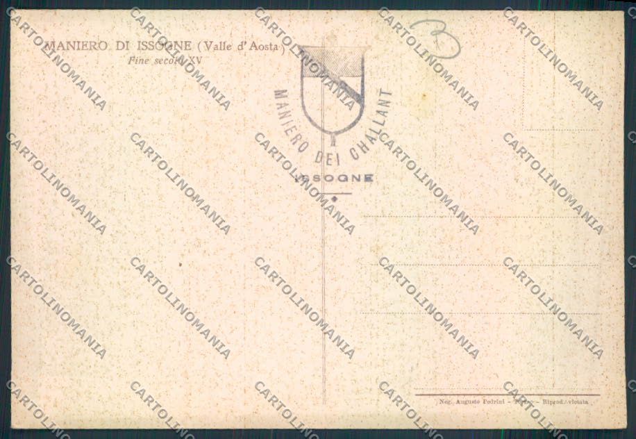 Aosta Issogne FG cartolina MQ4496 – retro