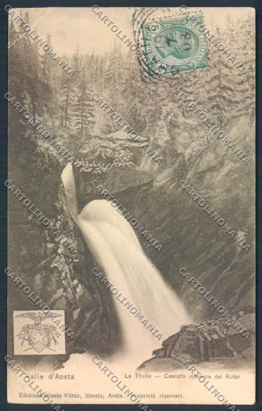 Aosta La Thuile PIEGA cartolina MQ4500 – fronte