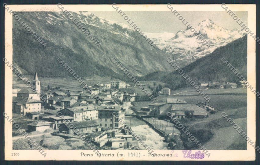 Aosta La Thuile cartolina MQ4512 – fronte