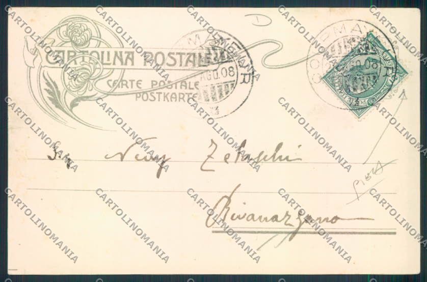 Aosta La Thuile PIEGA cartolina MQ4514 – retro