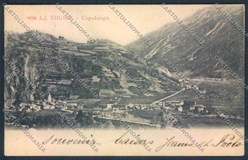 Aosta La Thuile cartolina MQ4516 – fronte