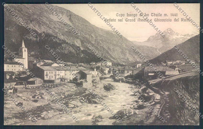 Aosta La Thuile cartolina MQ4518 – fronte