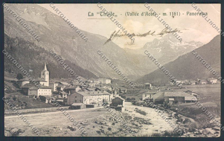 Aosta La Thuile PIEGHINA cartolina MQ4519 – fronte