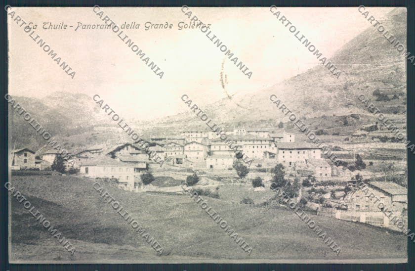 Aosta La Thuile ABRASA cartolina MQ4523 – fronte
