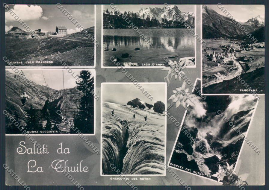 Aosta La Thuile foto FG cartolina MQ4534 – fronte