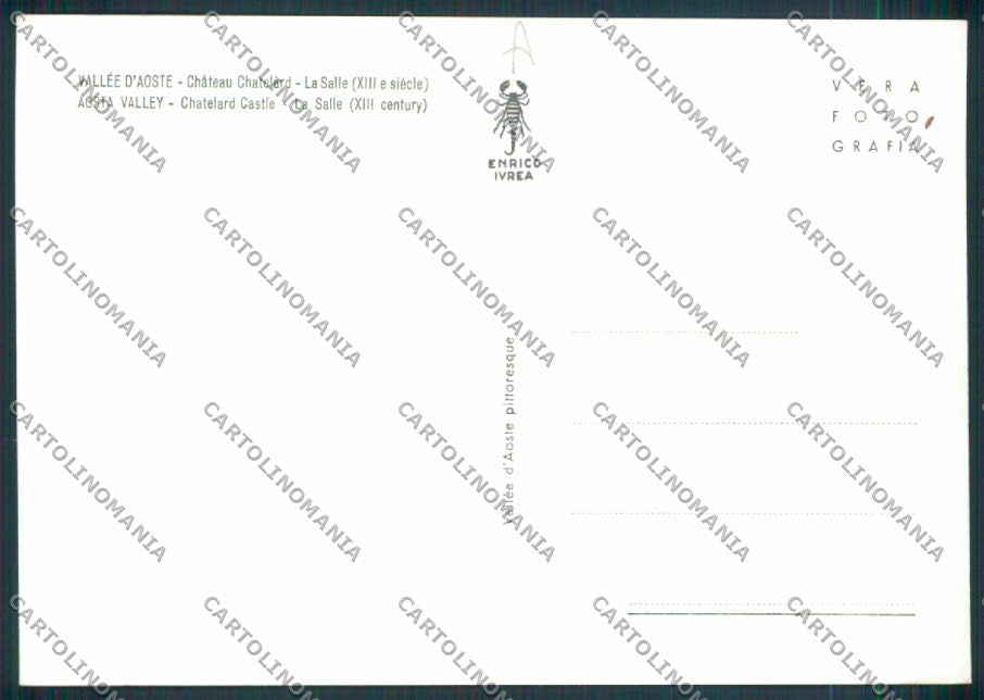 Aosta La Salle FG cartolina MQ4545 – retro