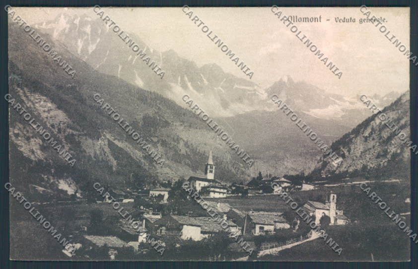 Aosta Ollomont cartolina MQ4573 – fronte