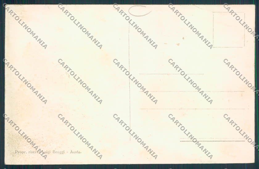Aosta Ollomont cartolina MQ4573 – retro
