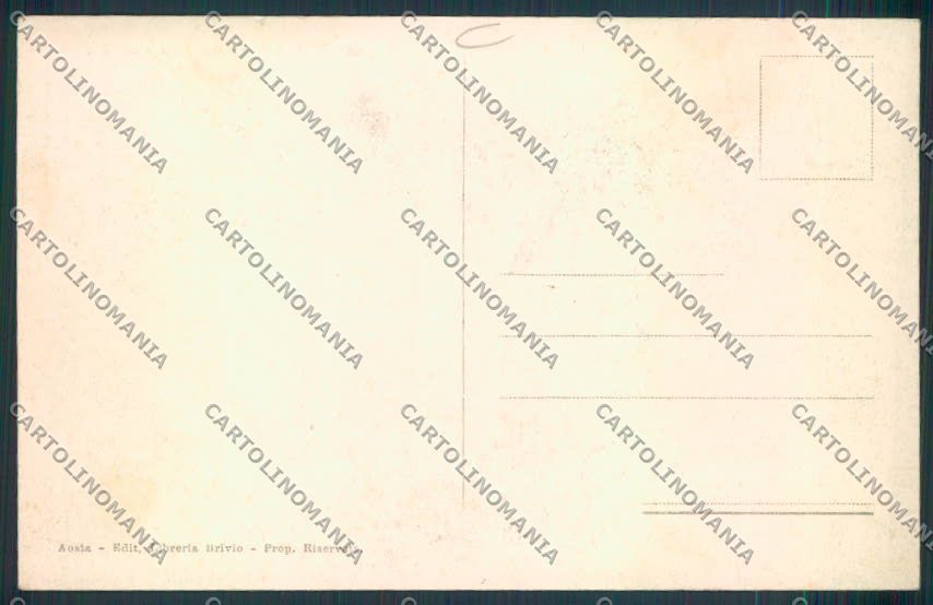 Aosta Ollomont cartolina MQ4574 – retro
