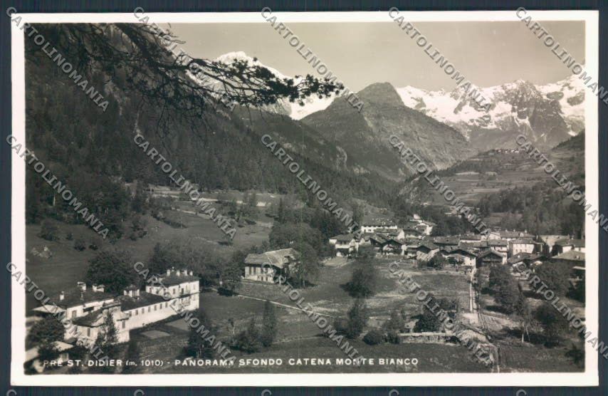 Aosta Pré Saint Didier foto cartolina MQ4591 – fronte