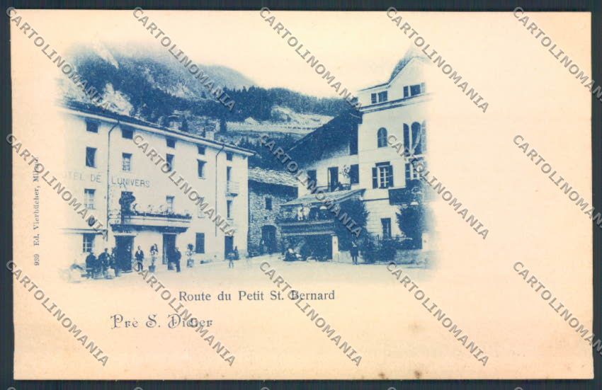 Aosta Pré Saint Didier cartolina MQ4596 – fronte