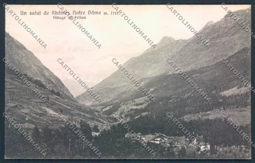 Aosta Rhemes Notre Dame cartolina MQ4610 – fronte