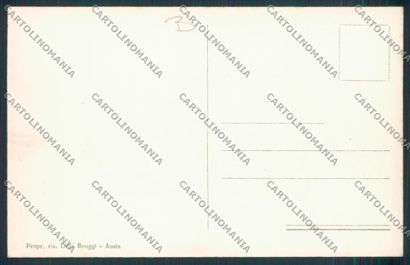 Aosta Rhemes Notre Dame cartolina MQ4610 – retro