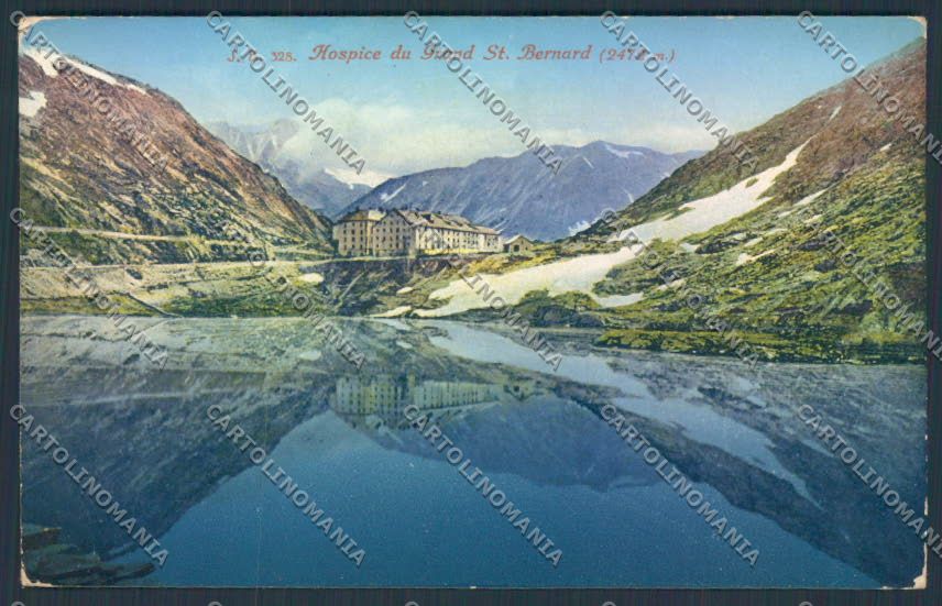 Aosta San Bernardo Grande cartolina MQ4626 – fronte