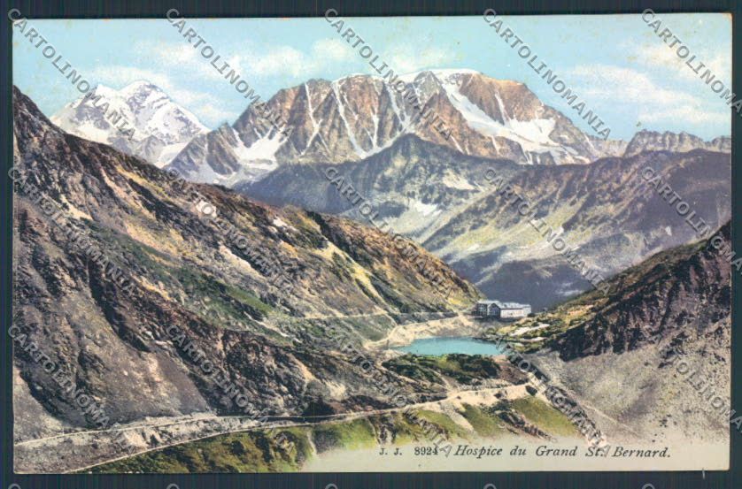 Aosta San Bernardo Grande cartolina MQ4628 – fronte