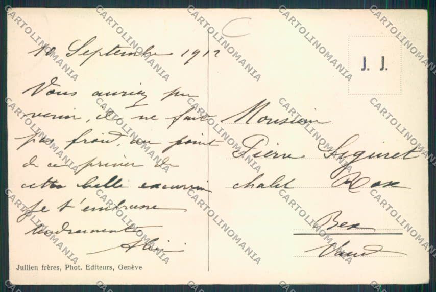Aosta San Bernardo Grande cartolina MQ4634 – retro
