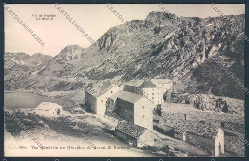 Aosta San Bernardo Grande cartolina MQ4637 – fronte