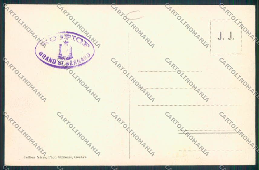 Aosta San Bernardo Grande cartolina MQ4637 – retro