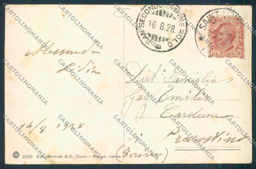 Aosta San Bernardo Grande Dog cartolina MQ4639 – retro
