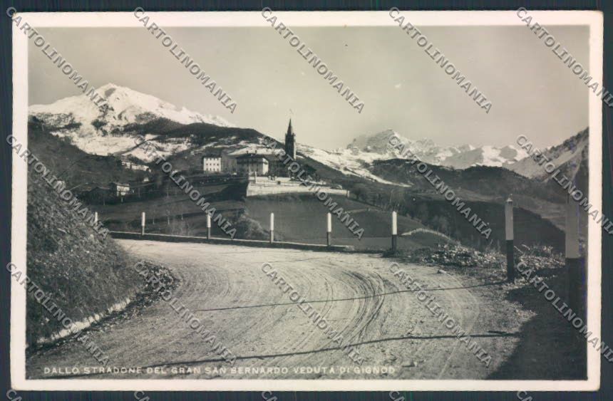 Aosta San Bernardo Grande foto cartolina MQ4646 – fronte
