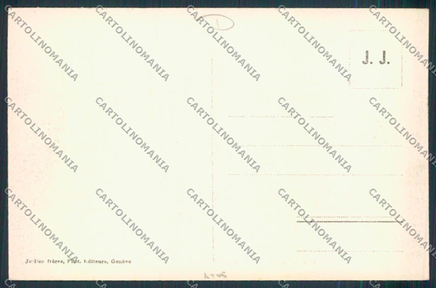 Aosta San Bernardo Grande Dog cartolina MQ4648 – retro