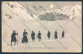 Aosta San Bernardo Grande Sci ABRASA cartolina MQ4657 – fronte