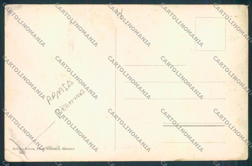 Aosta San Bernardo Grande Sci ABRASA cartolina MQ4657 – retro