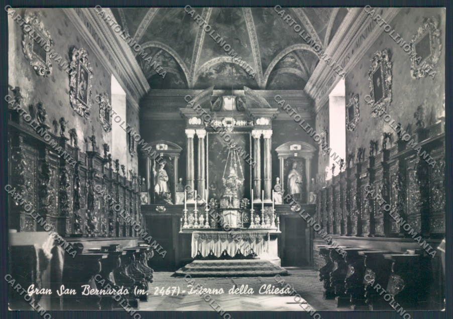 Aosta San Bernardo Grande foto FG cartolina MQ4659 – fronte