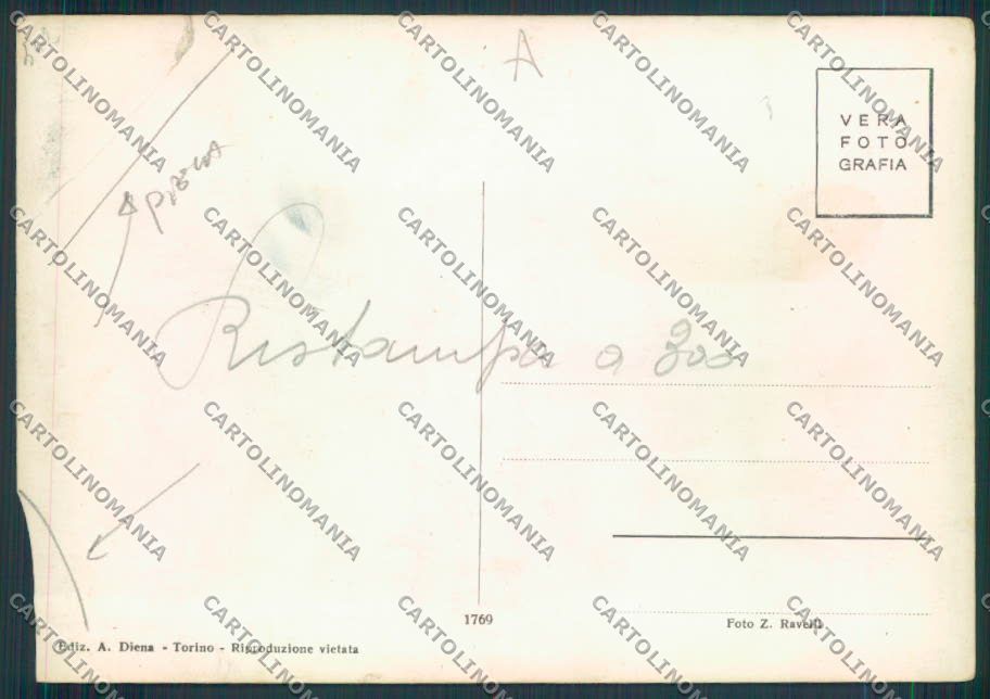 Aosta San Bernardo Grande PIEGHE foto FG cartolina MQ4660 – retro