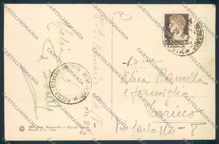 Aosta San Bernardo Piccolo cartolina MQ4666 – retro