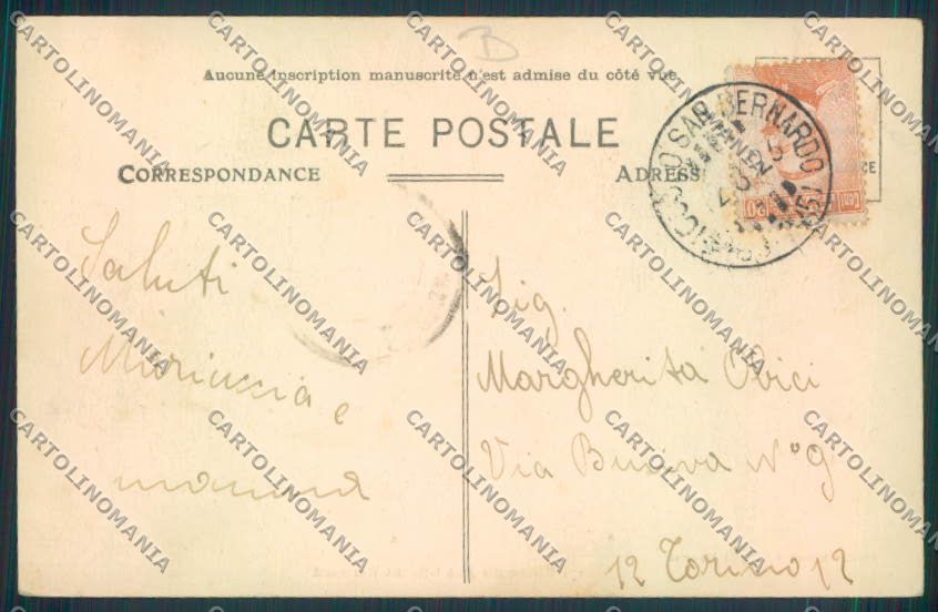 Aosta San Bernardo Piccolo Dog cartolina MQ4668 – retro