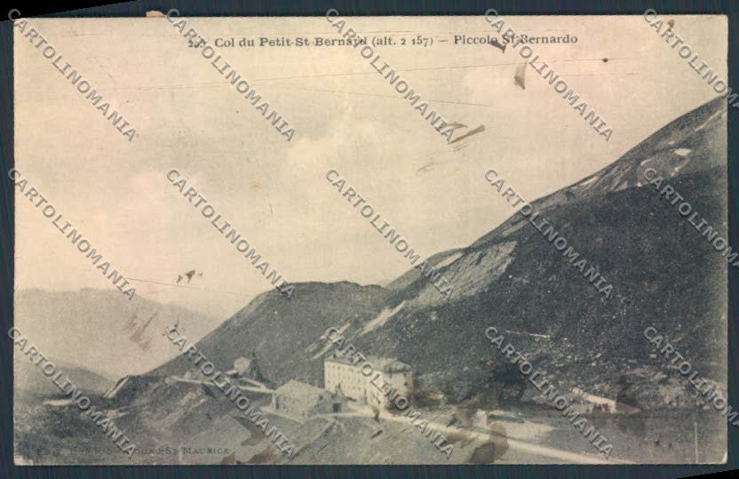 Aosta San Bernardo Piccolo TAGLI cartolina MQ4675 – fronte