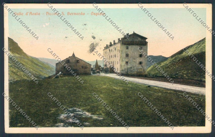 Aosta San Bernardo Piccolo cartolina MQ4684 – fronte