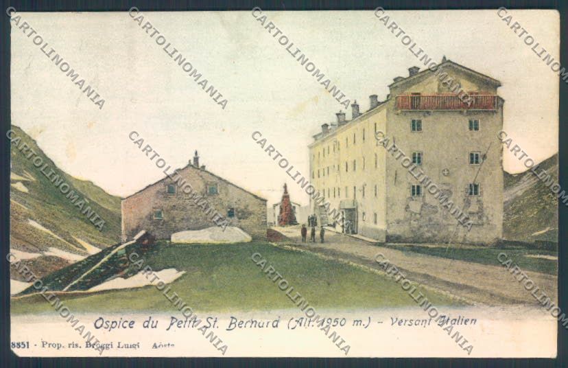Aosta San Bernardo Piccolo cartolina MQ4689 – fronte