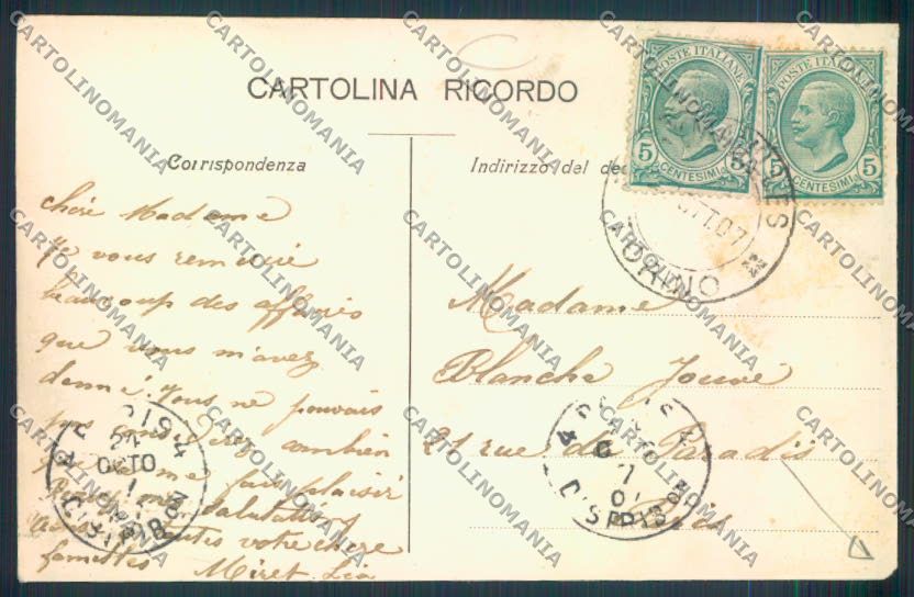 Aosta San Bernardo Piccolo cartolina MQ4689 – retro