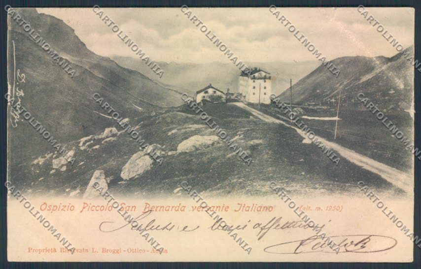 Aosta San Bernardo Piccolo cartolina MQ4690 – fronte