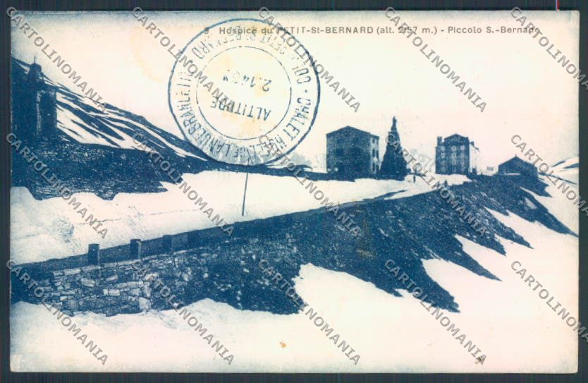Aosta San Bernardo Piccolo cartolina MQ4696 – fronte