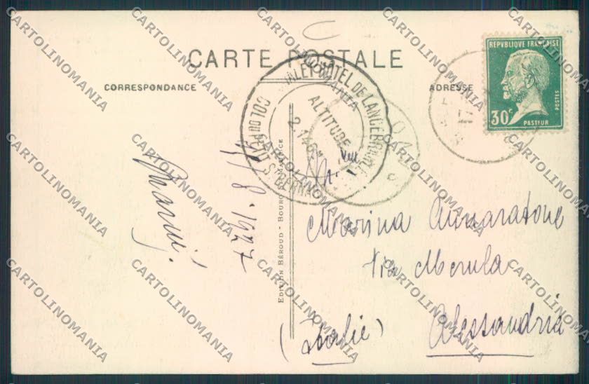 Aosta San Bernardo Piccolo cartolina MQ4707 – retro