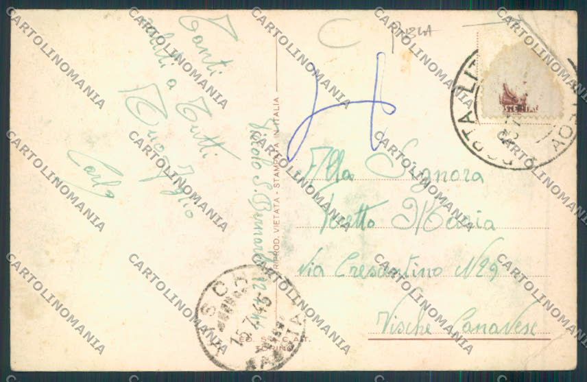 Aosta San Bernardo Piccolo Dog cartolina MQ4710 – retro