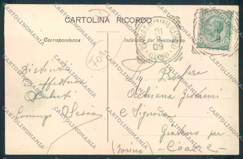 Aosta San Bernardo Piccolo FORI cartolina MQ4721 – retro